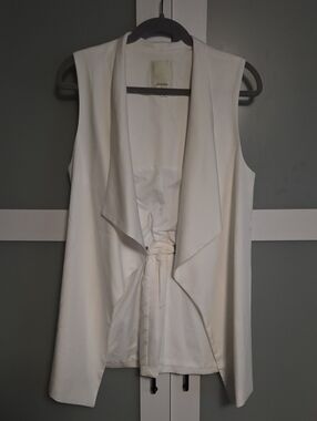 elevenses Cream/White Long Vest